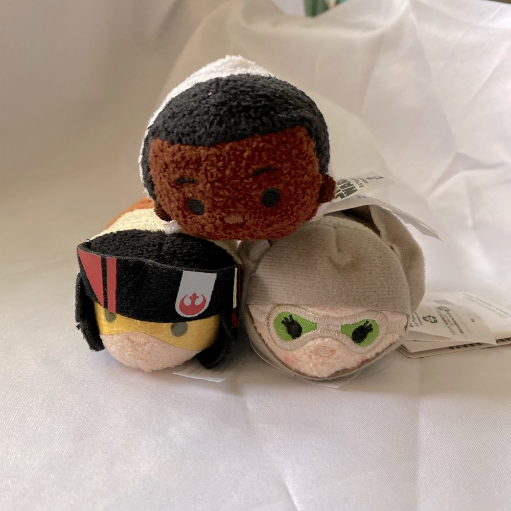 Star Wars Tsum Tsum Lot - Rey, Poe & Finn